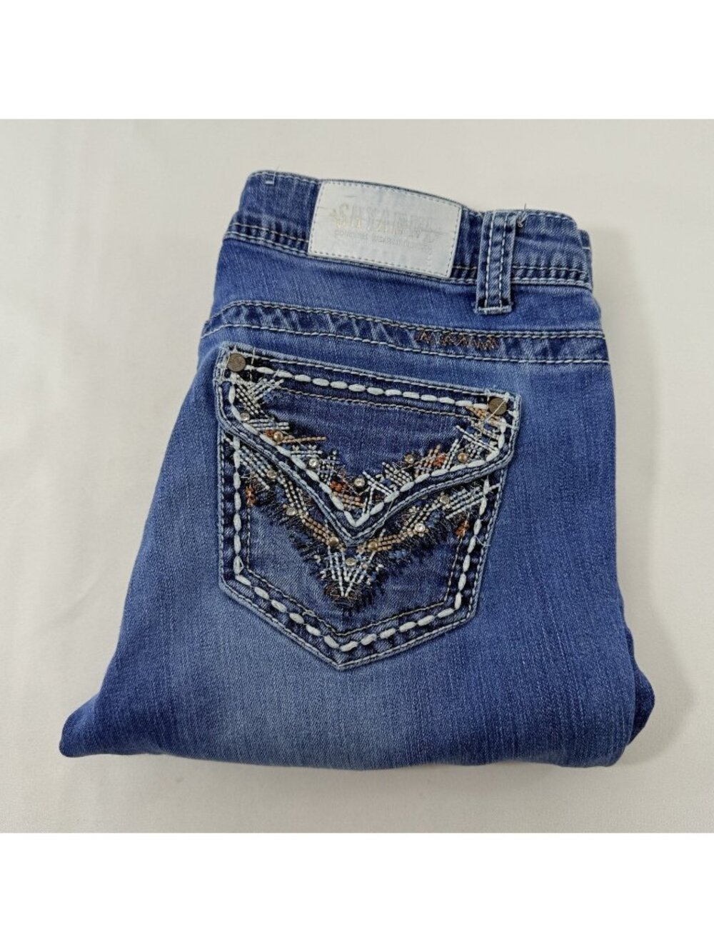 Shyanne Bootcut Jeans Women 28S 28 Short Cowgirl Cowboy Western  Embroidered Y2K